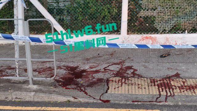 香港黑帮火炭，当街谋杀斩人片曝光，两刀手从后伏击狂斩5秒夺命登的士逃去！-7