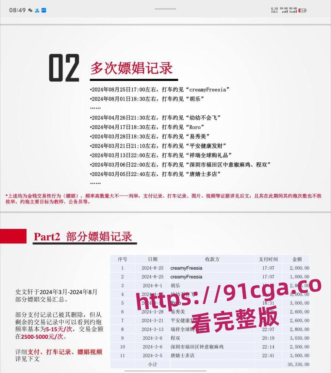 招商银行管培生史文轩嫖娼、约炮、出轨 被女友PPT痛斥完整版曝光流出-11